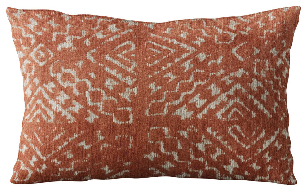 Plutus Red Diamonds Luxury Throw Pillow, 26"x26"