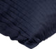 Gray Decorative Pillow Covers 24"x24" Silk, Charcoal Black Ripples