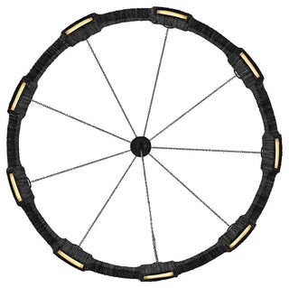 Hinkley Raffi Large Led Single Tier Chandelier, Carbon Black