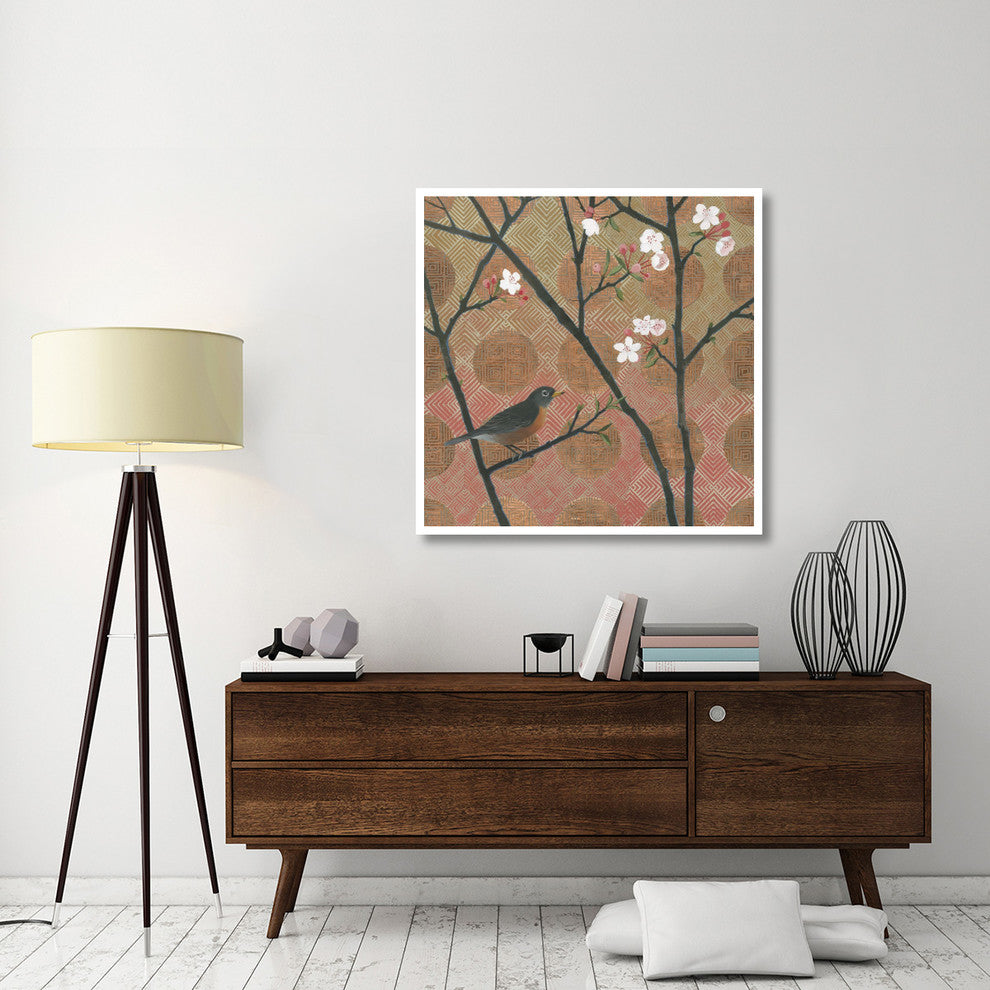 "Cherry Blossoms II" Digital Paper Print by Kathrine Lovell, 42"x42"