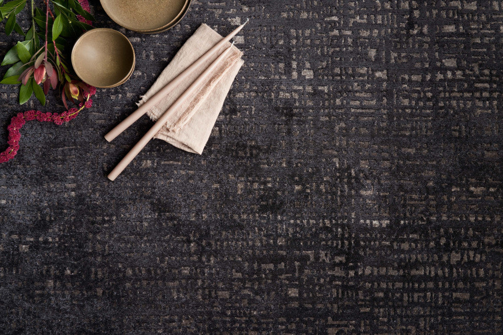 Loloi Atlas Black / Bark 11'-6" x 15' Area Rug