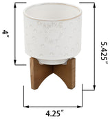 4.25" Sunmoon Ceramic On Stand