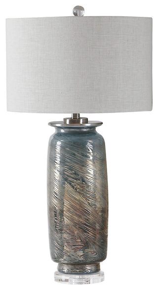 Uttermost Olesya Swirl Glass Table Lamp