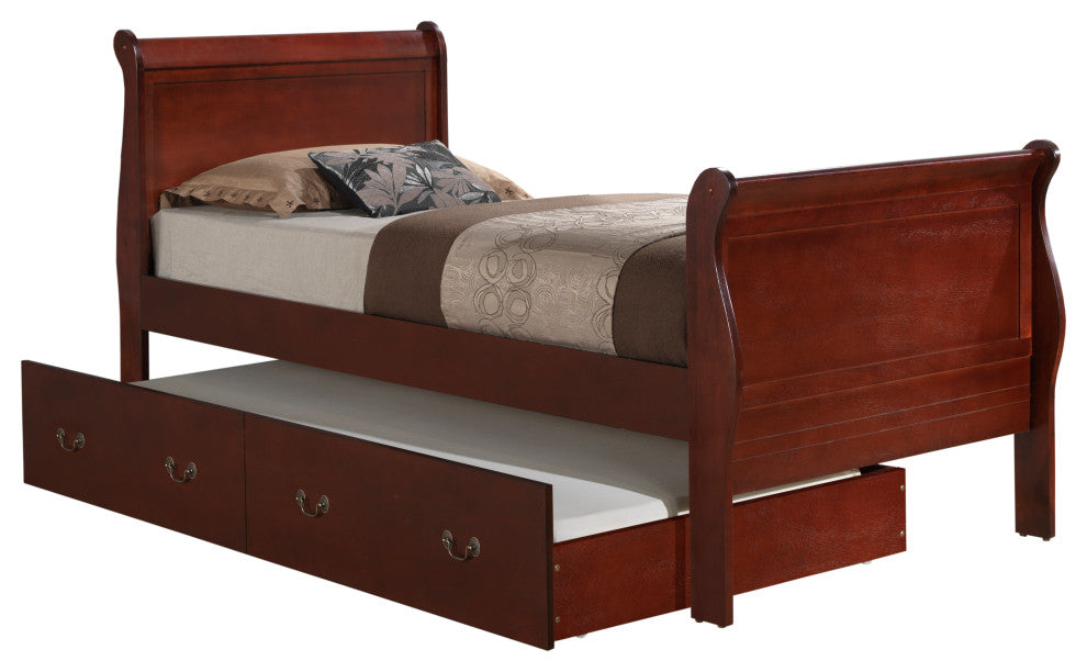 Twin Trundle Bed, Cherry