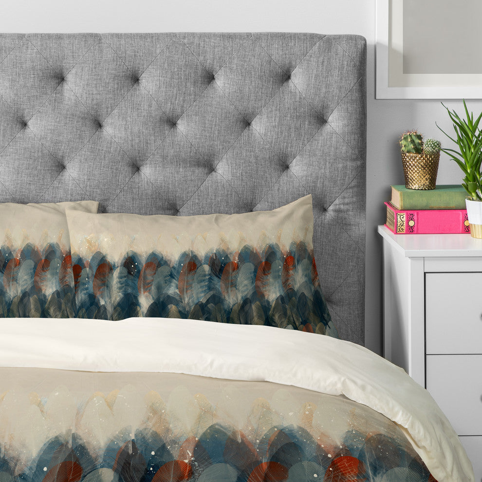 Deny Designs Brian Buckley feather moon Pillowcase