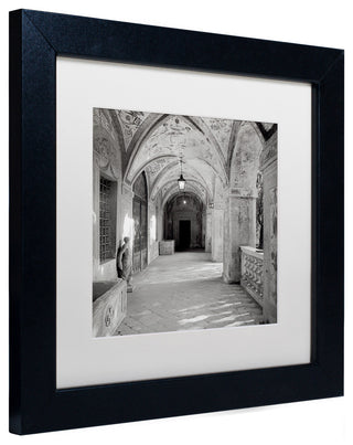 Alan Blaustein 'Padova I' Art, Black Frame, White Mat, 11x11