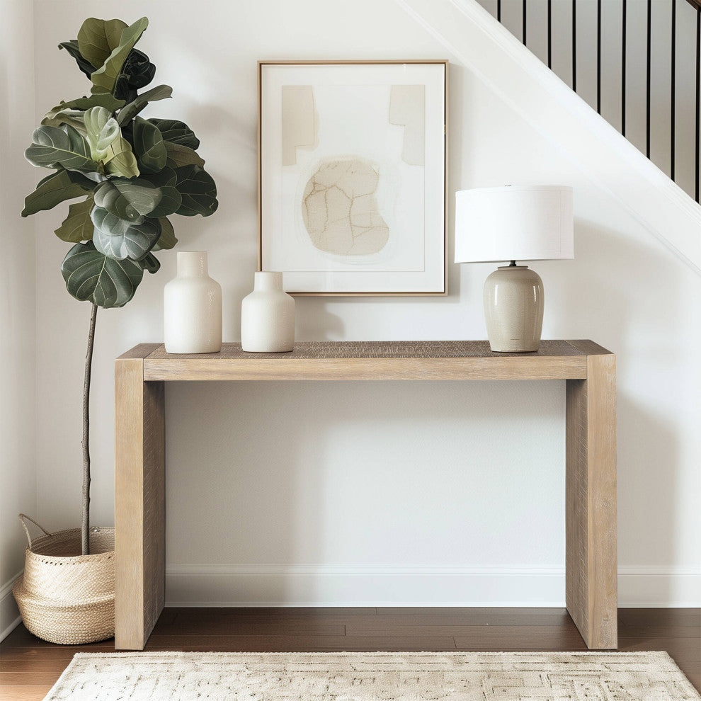 INK+IVY Monterey Classic Console Table, Natural, 54"