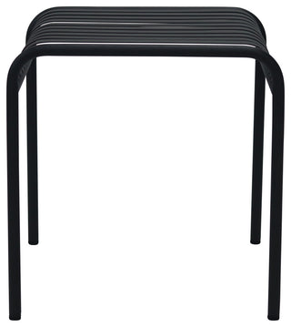 Enid Outdoor Side Table, Black