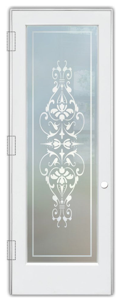 Interior Prehung Door or Interior Slab Door - Bordeaux - Primed - 30" x 80"...