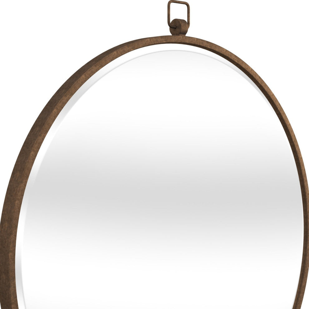Quinn Wall Mirror - Antique Bronze