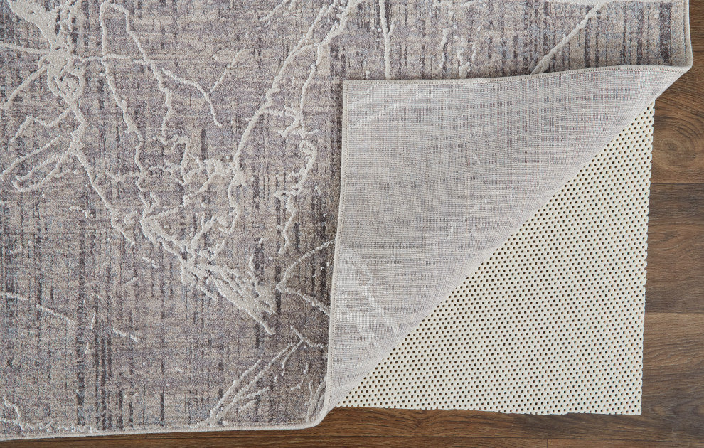 Weave & Wander Inger Marble Rug, Beige/Ivory, 5' x 8' Rug