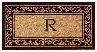 Kendall Monogram Doormat, 24"x48", R