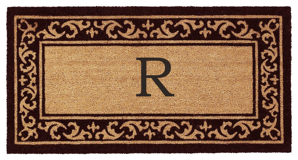 Kendall Monogram Doormat, 24"x48", R