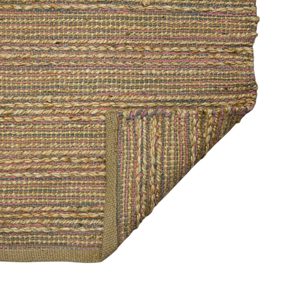 Naturals Sinclair Area Rug, Pink, 2' x 3', Striped