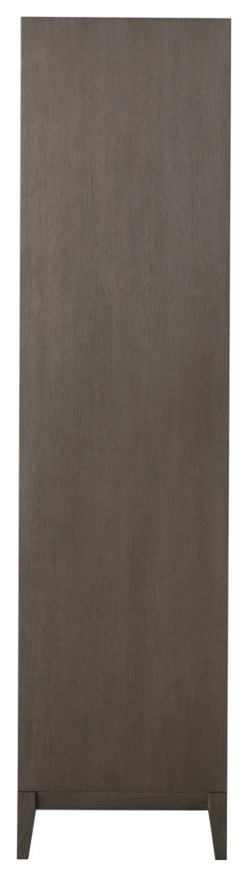Sonder Living Hampstead Rattan Cabinet | Smoked Oak