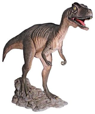 Jurassic-Sized Attacking Allosaurus Dinosaur Statue