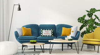 Happy Haunting Dots Accent Pillow, Mint Green, 14"x20"
