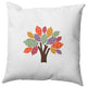 Printed Quilt Tree Accent Pillow, Scallion, 16"x16"