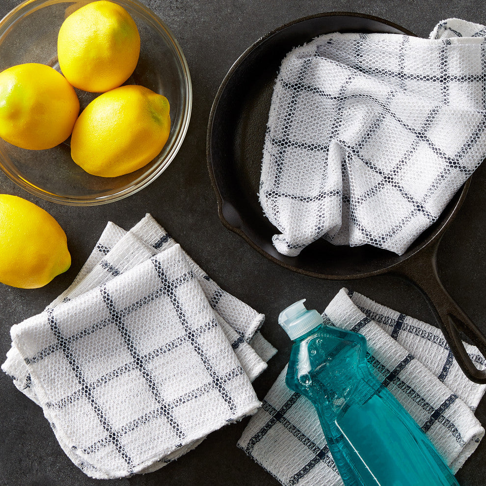 Nautical Blue Scrubber Dishcloth Set of 6