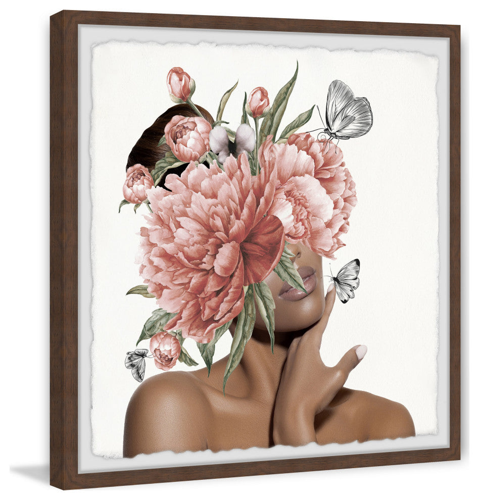 "Know Your Worth" Framed Painting Print, 12x12