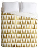 Georgiana Paraschiv Triangle Pattern Duvet Cover, King