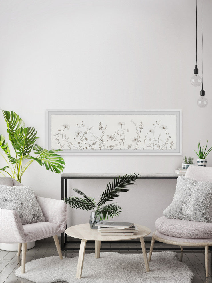 "Mixed Flowers" Framed Painting Print