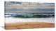 "Large Blue Waves And Blue Sky" Seashore Canvas Print, 40"x20"