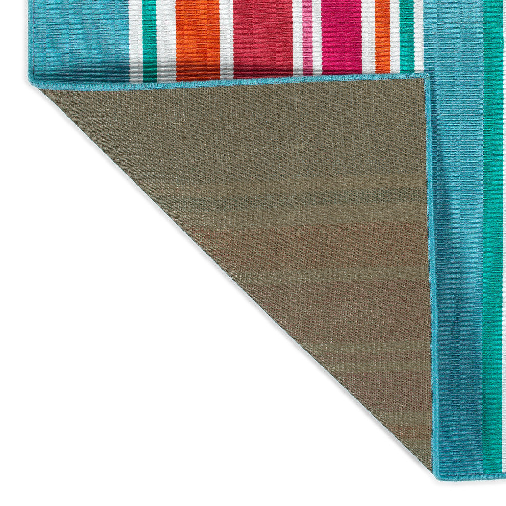 Voavah Lt. Blue 2' x 3' Rectangle Throw Rug