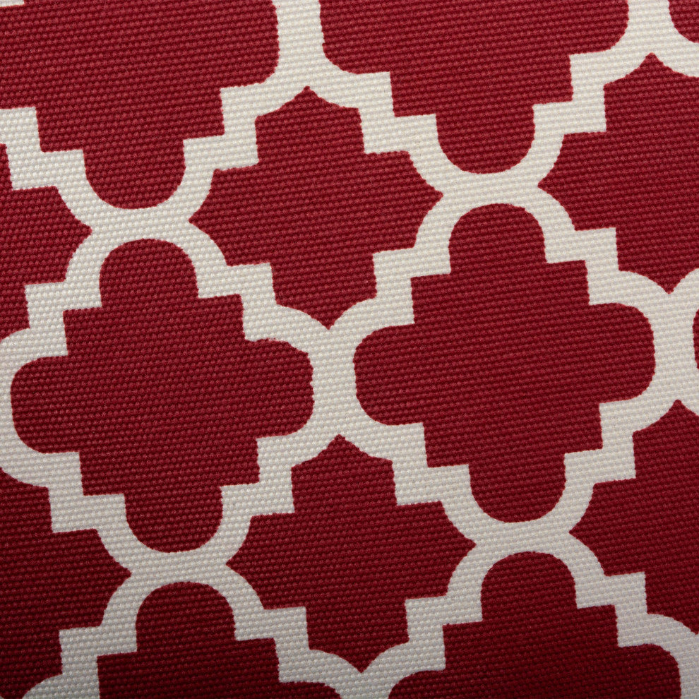 Polyester Bin Lattice Rust Rectangle Medium 16"x10"x12"