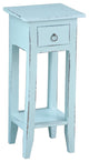 Sunset Trading Cottage Narrow Side Table, Sky Blue