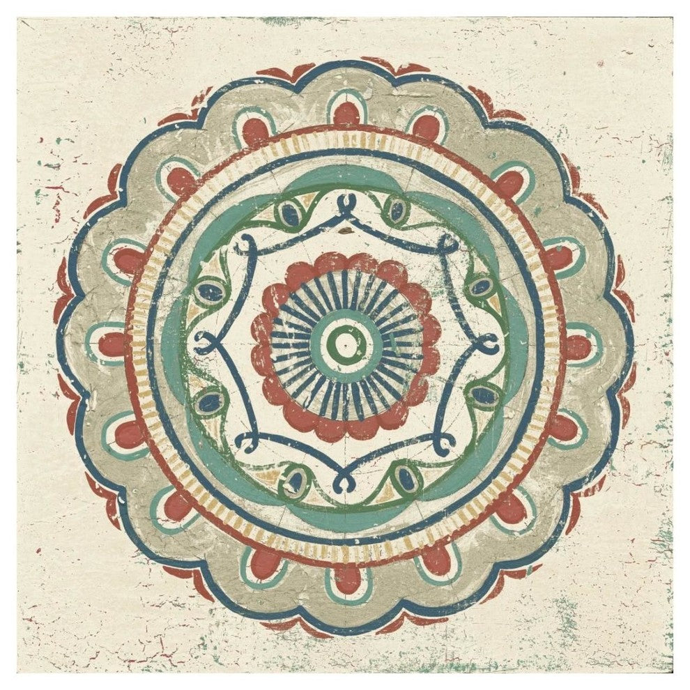 "Lakai Circle III Neutral" Digital Paper Print by Kathrine Lovell, 26"x26"