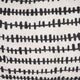 Jenna Cream With Black Print Linen Lumbar Decorative Pillow Cover