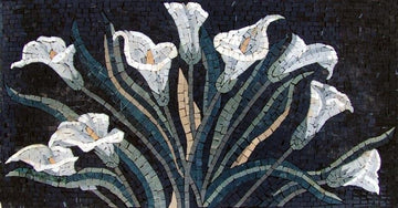 Mosaic Wall Art, Shimmy Lilly, 18"x36"