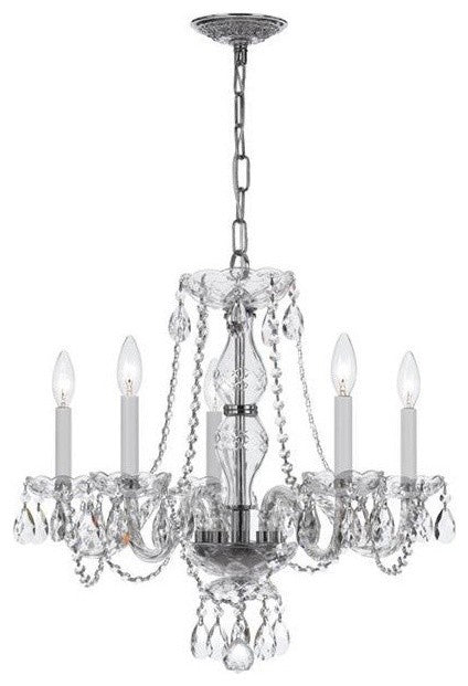 Crystorama Traditional Crystal 5-Light Chandelier