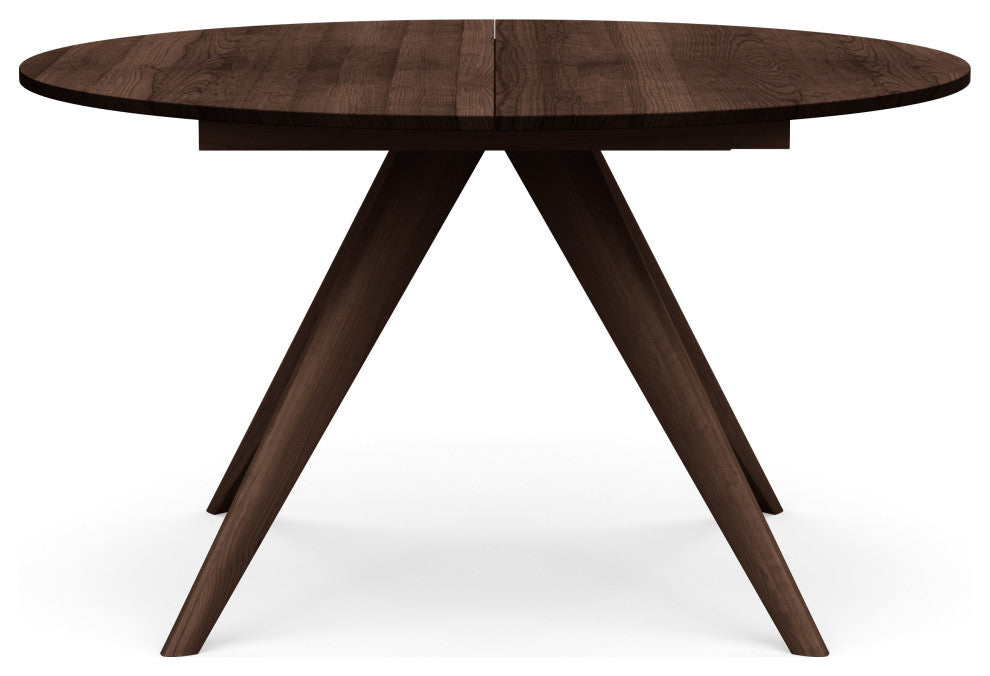 Copeland Catalina Round Extension Table, Smoke Cherry, 54x54
