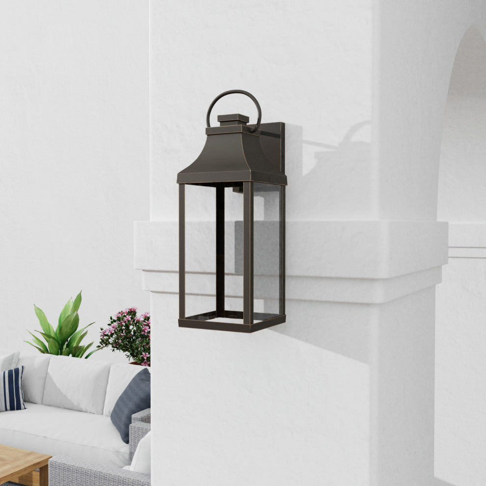 Capital Lighting 946421-GL Bradford 21" Tall Outdoor Wall Sconce - Oiled Bronze