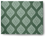 Ogee Bold Pattern Soft Chenille Area Rug, Green, 8'x10'