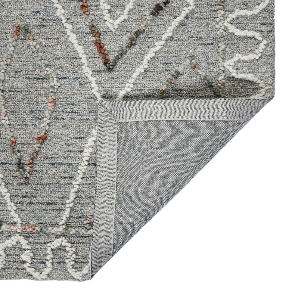 Berlin Tania Area Rug, Light Gray, 5' x 8', Geometric