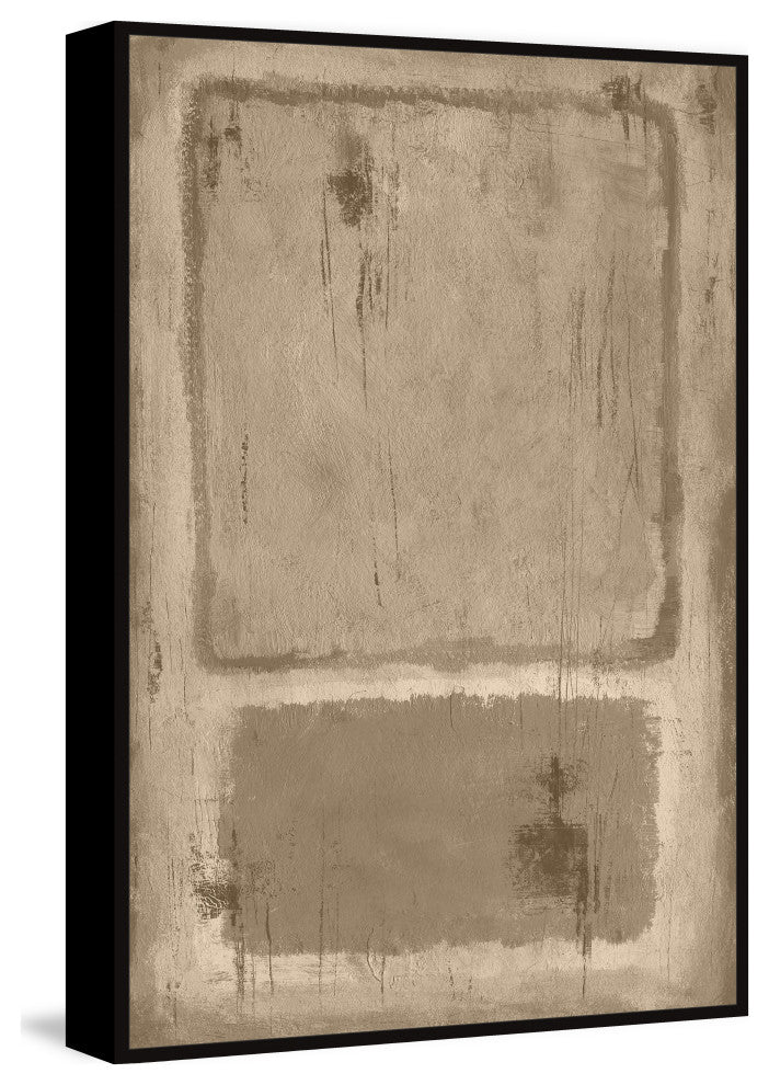 "Marked Contrast" Floater Framed Painting Print on Canvas, 12x18