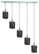Elegant Mini Pendant, Chrome Finish With Royal Cut Crystal
