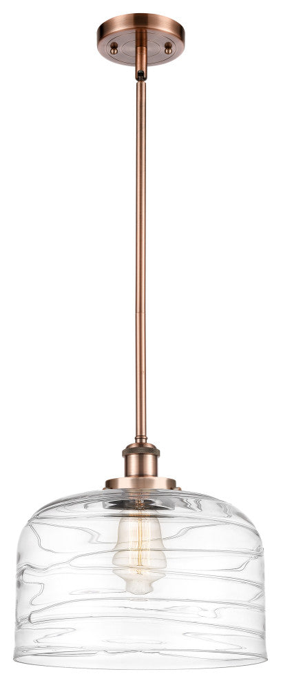 Innovations 916-1S-AC-G713-L-LED 1-Light Mini Pendant, Antique Copper