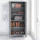 Bush Furniture Salinas Tall Storage Cabinet With Doors, Cape Cod Gray
