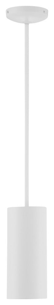 Access Lighting Pilson LED 11" Rod Pendant Ceiling Light, Matte White
