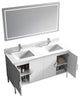 60" Tennant Brand Eileen Modern Style Double Sink Bathroom Vanity