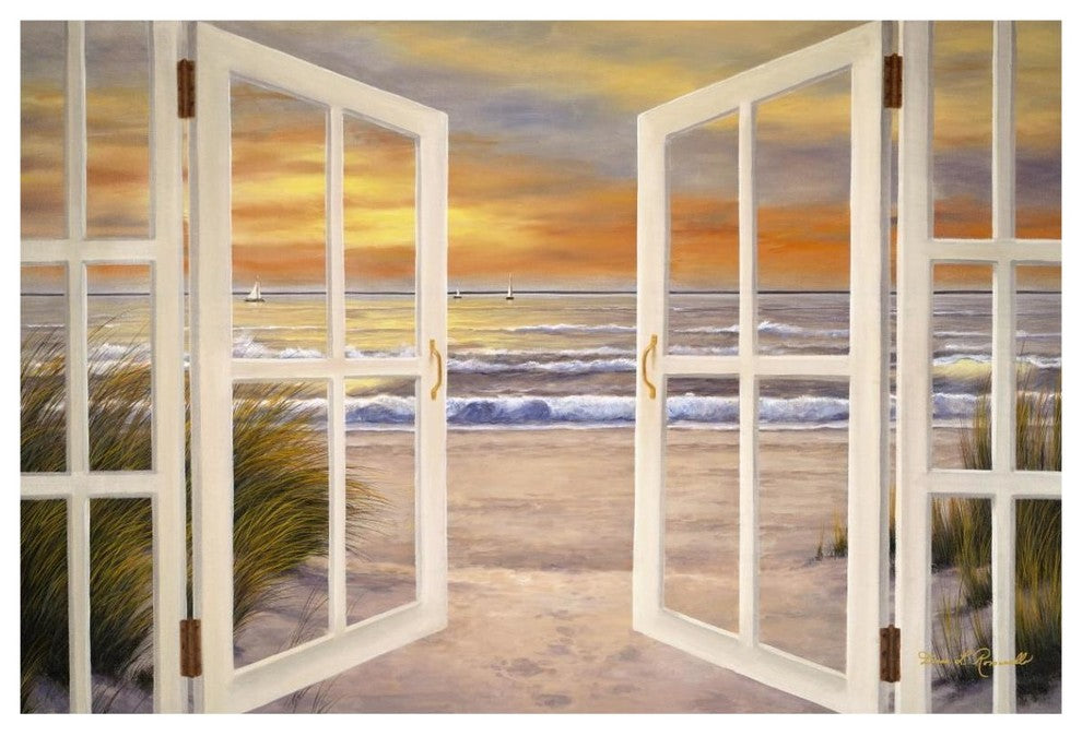 "Sunset Beach" Digital Paper Print by Diane Romanello, 38"x26"
