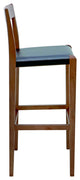 Ameri Leather Stool, Black, Bar Height