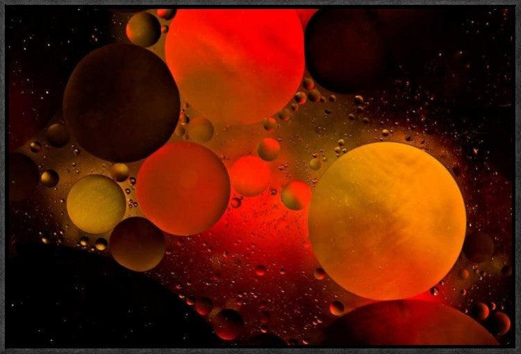 "Astronomical" Framed Canvas Giclee by Heather Bonadio, 23x16"