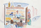 Winthrop Neilson "Market" Watercolor Painting