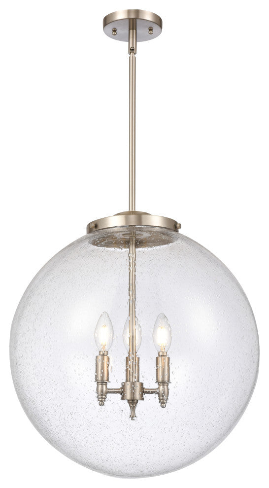 Beacon Pendant, Brushed Satin Nickel, Seedy, Seedy