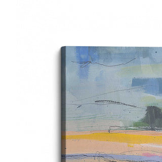 "Twilight's First Glow" - Abstract Dusk Canvas Art